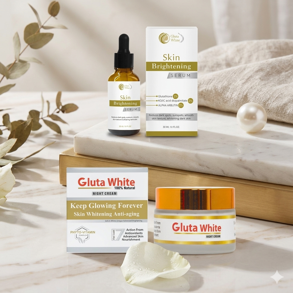 Skin Brightening Serum + Night Cream