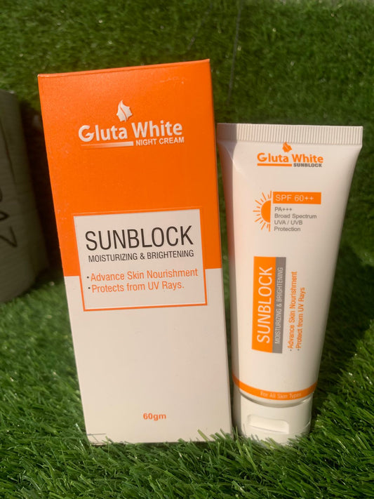 Gluta White SPF 60 Sun Block - Sunscreen - Sun Protection