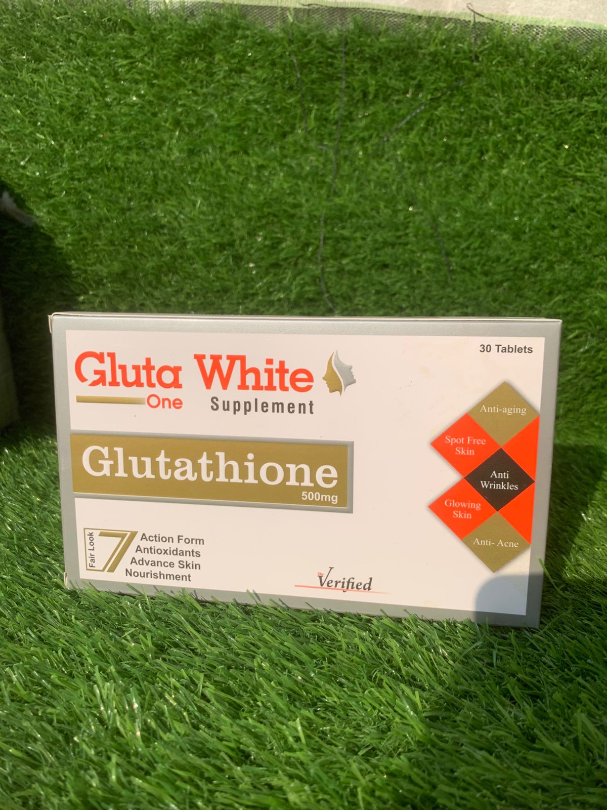 Gluta White tablets (30 tablets) -Whitening Tablets - Whitening capsules