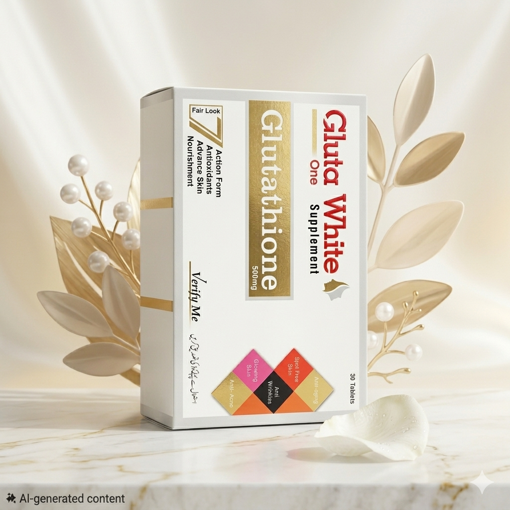 Gluta White Glutathione Tablets (30 Count)