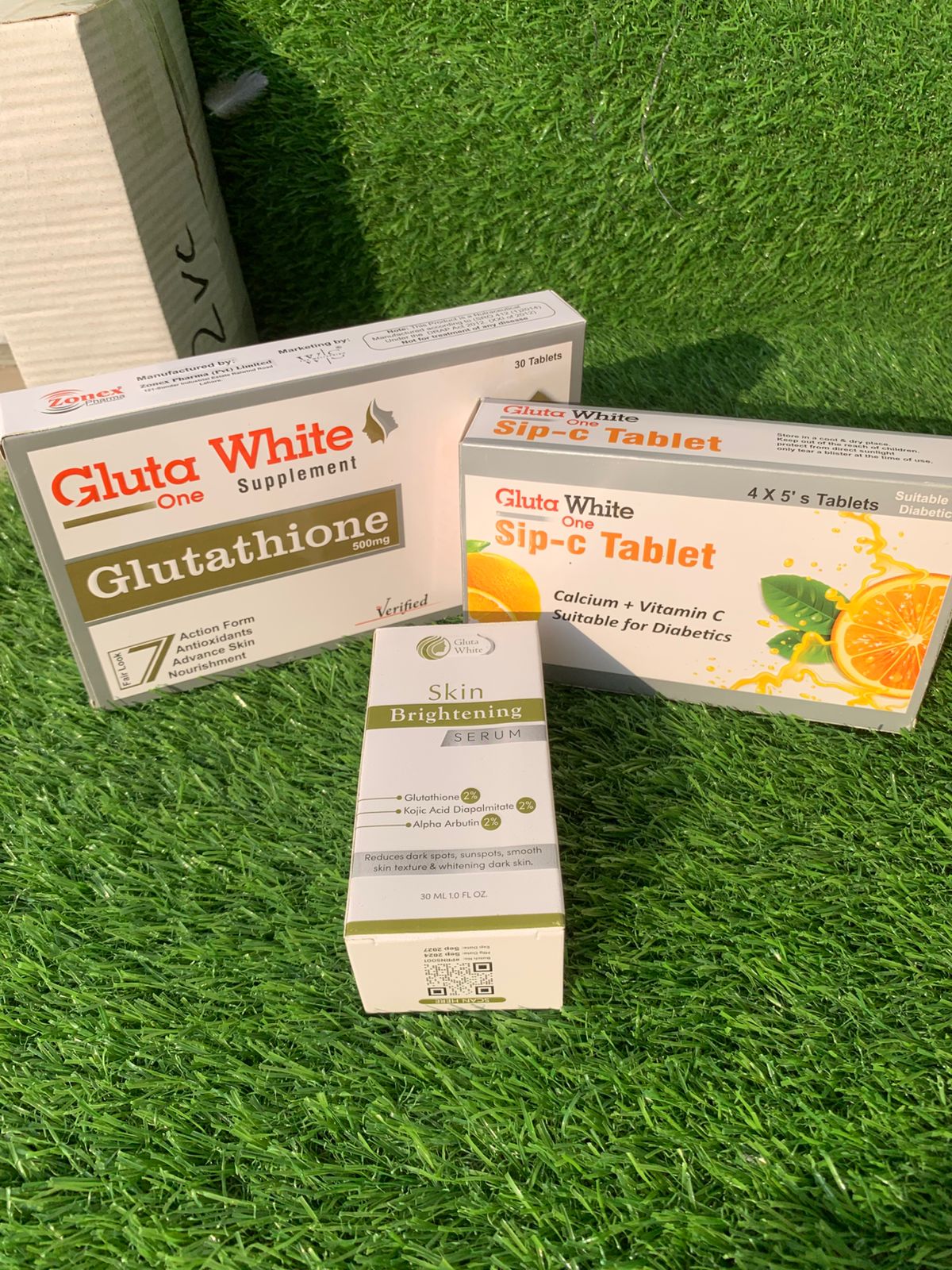 Gluta White Tablets With Serum