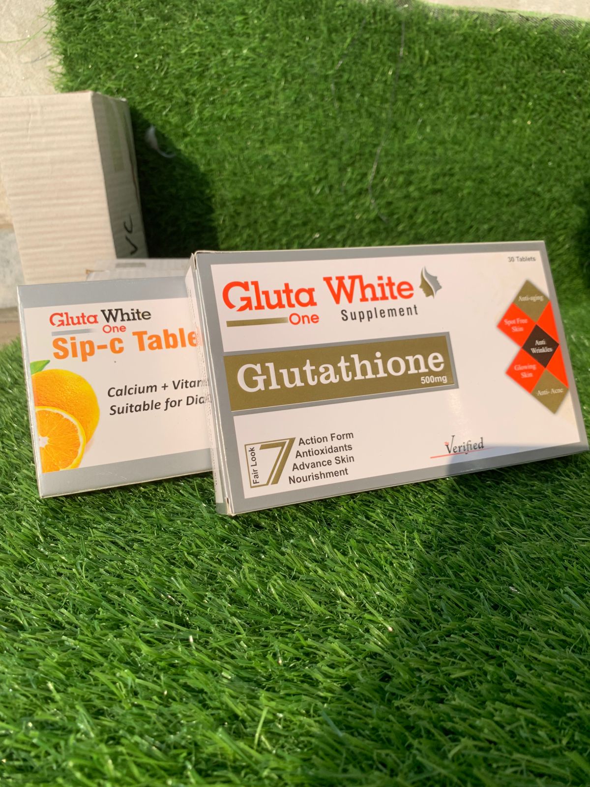 Gluta White Tablets With Serum