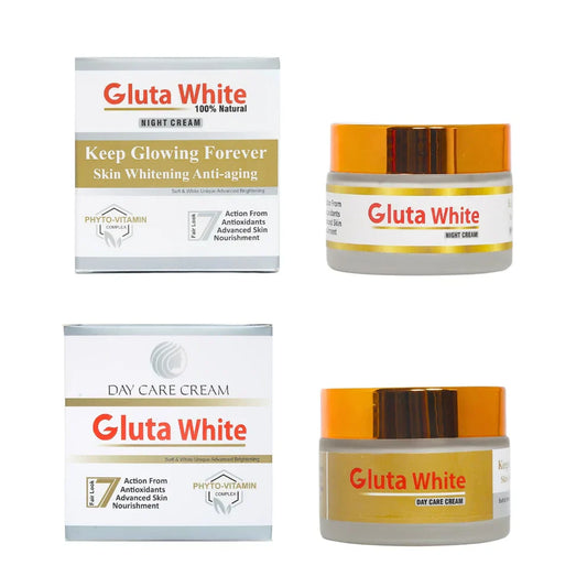 Gluta white Night Cream + Gluta White Day Cream
